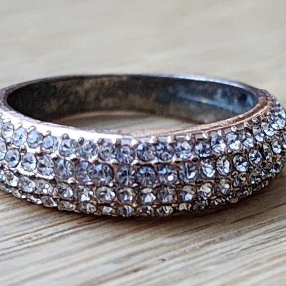 Crystal Encrusted Ring Size 10.5 - Picture 16 of 16